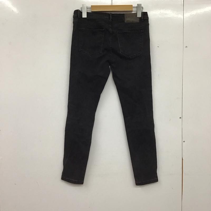 ザラ ZARA パンツ デニム、ジーンズ 38 無地 黒 / ブラック / black レディース USED 古着 中古 10153058