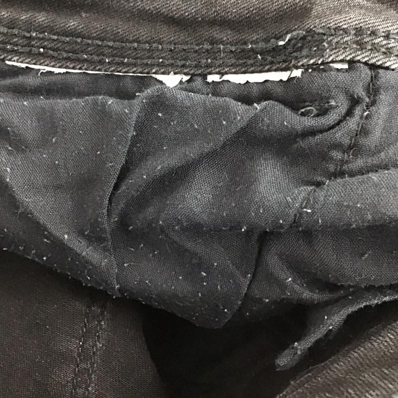 ザラ ZARA パンツ デニム、ジーンズ 38 無地 黒 / ブラック / black レディース USED 古着 中古 10153058