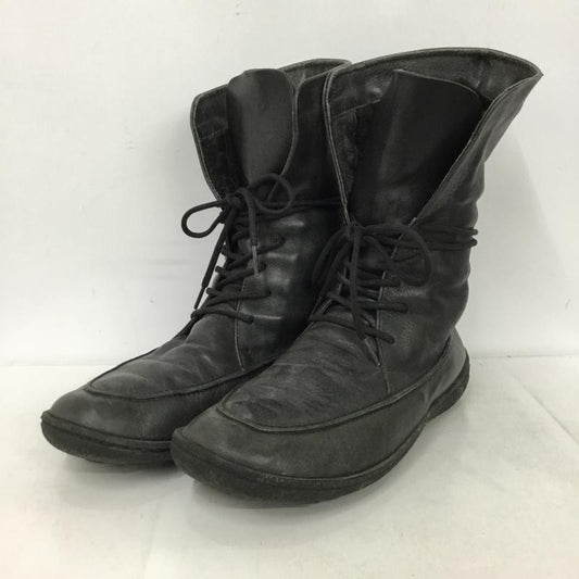 カンペール CAMPER ブーツ 一般 29758 レースアップ 43 無地 黒 / ブラック / black メンズ USED 古着 中古 10153059