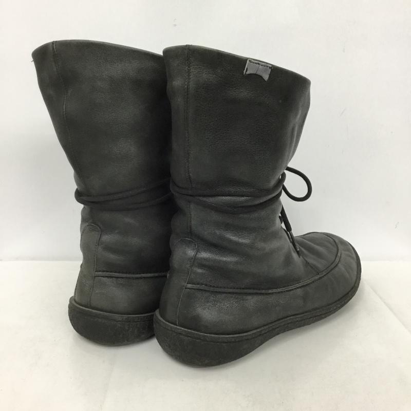 カンペール CAMPER ブーツ 一般 29758 レースアップ 43 無地 黒 / ブラック / black メンズ USED 古着 中古 10153059