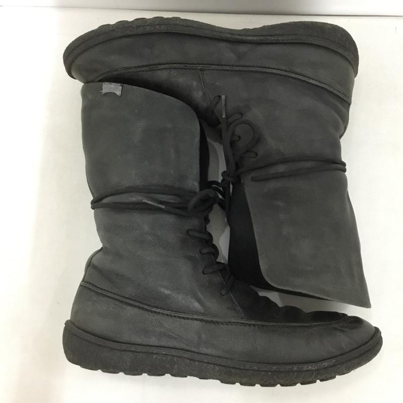 カンペール CAMPER ブーツ 一般 29758 レースアップ 43 無地 黒 / ブラック / black メンズ USED 古着 中古 10153059