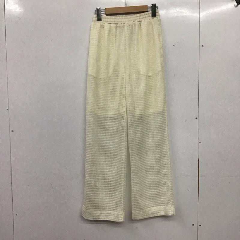 ジーナシス JEANASIS ボトムス ボトムス js050873mn FREE 無地 白 / ホワイト / white レディース USED 古着 中古 10153061