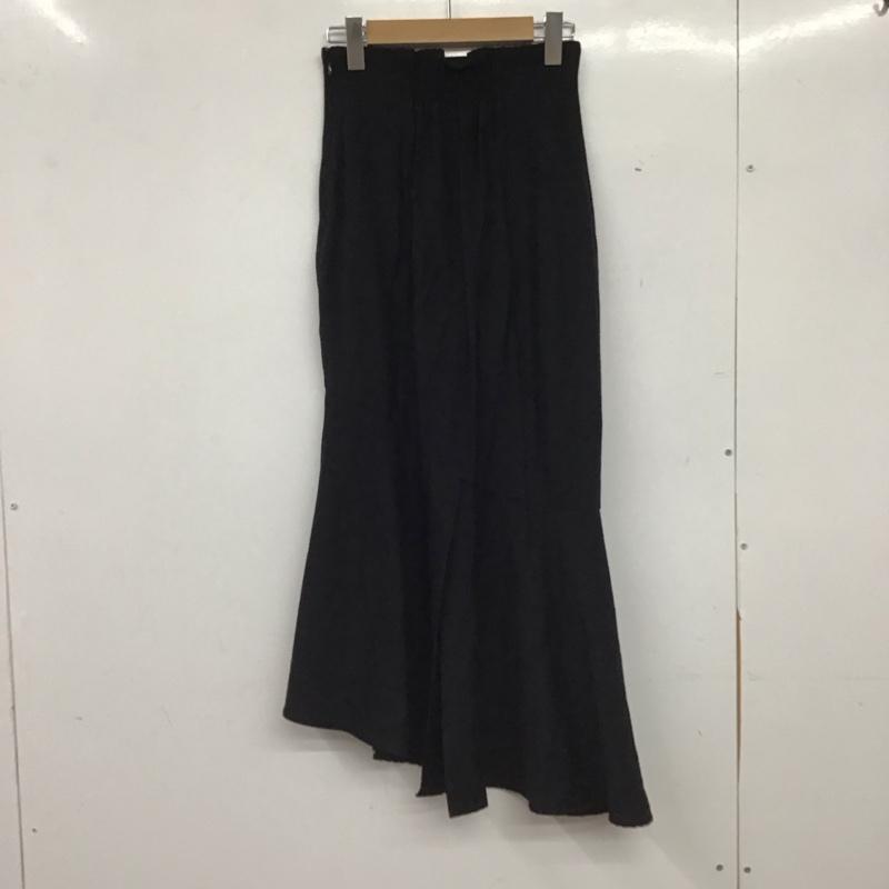 スライ SLY スカート ロングスカート 030gsl31-4400 ASYMMETRIC MERMAID スカート 0 無地 黒 / ブラック / black レディース USED 古着 中古 10153069