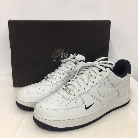 ナイキ NIKE スニーカー スニーカー HM9483-001 AIR FORCE 1 07 LV8 28.5cm 箱有 28.5cm ロゴ、文字 灰 / グレー / gray X 紺 / ネイビー / navy メンズ USED 古着 中古 10153071