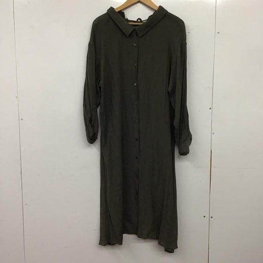 チャオパニック CIAOPANIC ワンピース ロングスカート FREE 無地 カーキ / カーキ / khaki レディース USED 古着 中古 10153072
