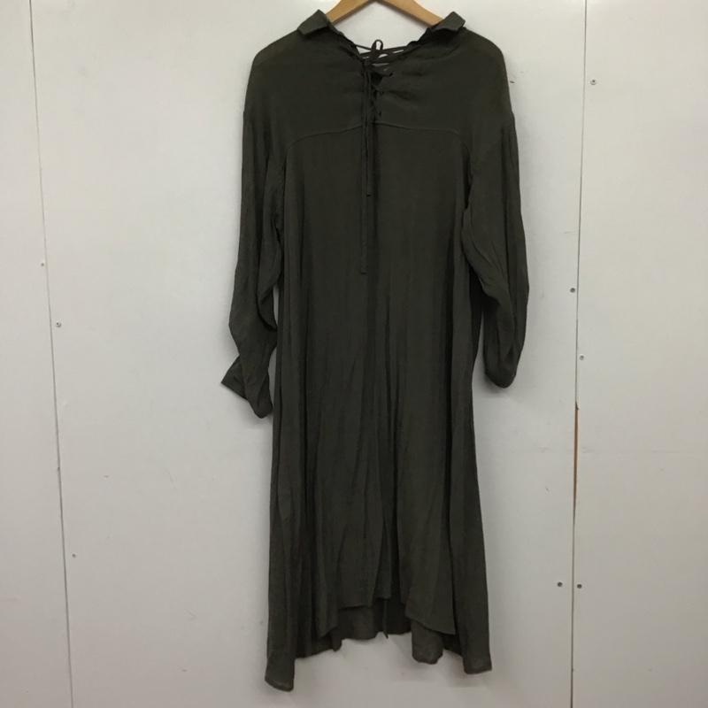 チャオパニック CIAOPANIC ワンピース ロングスカート FREE 無地 カーキ / カーキ / khaki レディース USED 古着 中古 10153072