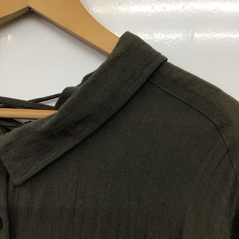 チャオパニック CIAOPANIC ワンピース ロングスカート FREE 無地 カーキ / カーキ / khaki レディース USED 古着 中古 10153072