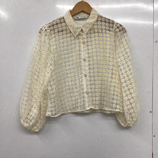ザラ ZARA シャツ、ブラウス 七分袖 S 総柄 マルチカラー / マルチカラー / multicolor レディース USED 古着 中古 10153075