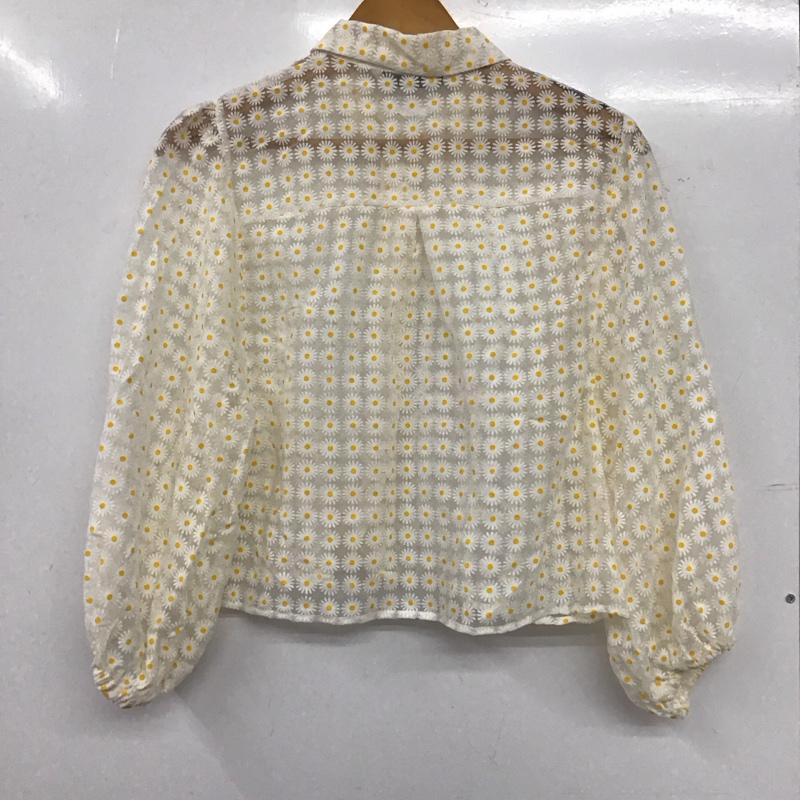 ザラ ZARA シャツ、ブラウス 七分袖 S 総柄 マルチカラー / マルチカラー / multicolor レディース USED 古着 中古 10153075
