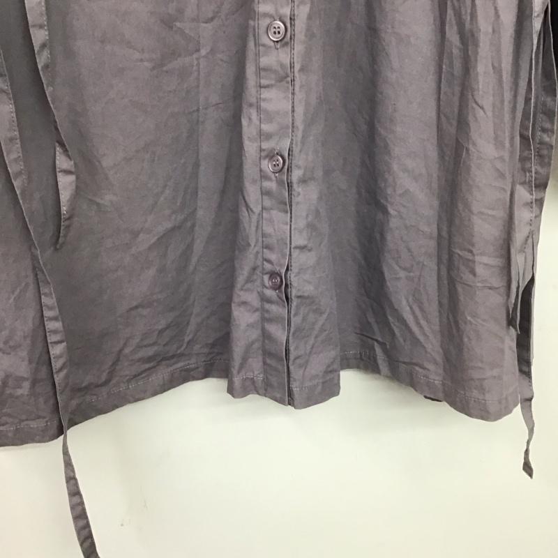 アルシーヴ archives シャツ、ブラウス 長袖 M 無地 紫 / パープル / purple レディース USED 古着 中古 10153076