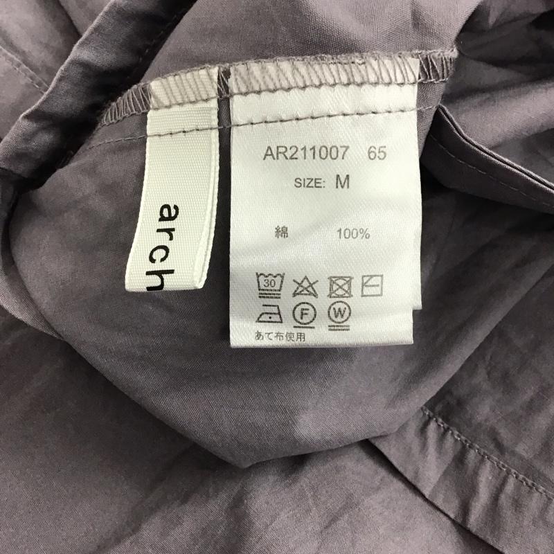 アルシーヴ archives シャツ、ブラウス 長袖 M 無地 紫 / パープル / purple レディース USED 古着 中古 10153076