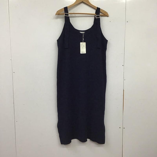アーバンリサーチ URBAN RESEARCH ワンピース ロングスカート ニット タグ付 FREE 無地 紺 / ネイビー / navy レディース USED 古着 中古 10153078