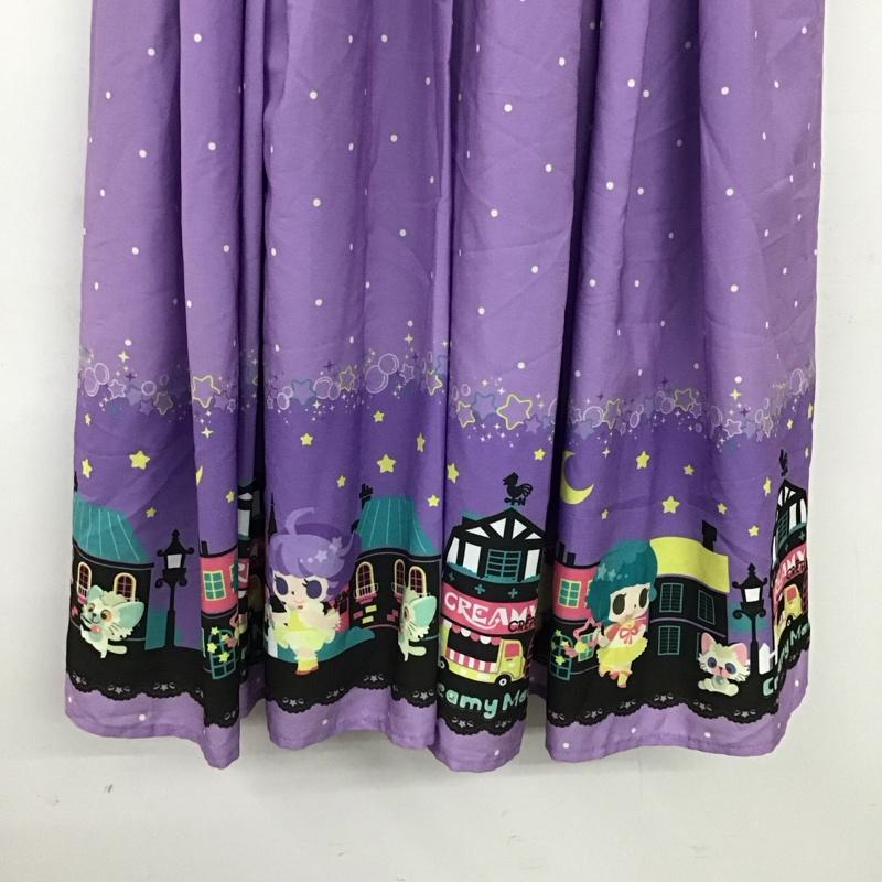 アクシーズファム axes femme ワンピース ひざ丈スカート FREE 総柄 マルチカラー / マルチカラー / multicolor レディース USED 古着 中古 10153079
