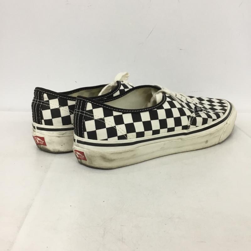 バンズ VANS スニーカー スニーカー 507452 28cm ローカット 28.0cm チェック 白 / ホワイト / white X 黒 / ブラック / black メンズ USED 古着 中古 10153082