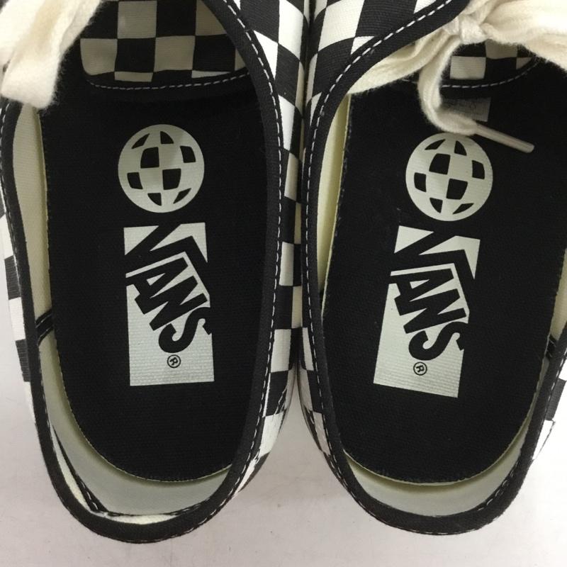バンズ VANS スニーカー スニーカー 507452 28cm ローカット 28.0cm チェック 白 / ホワイト / white X 黒 / ブラック / black メンズ USED 古着 中古 10153082