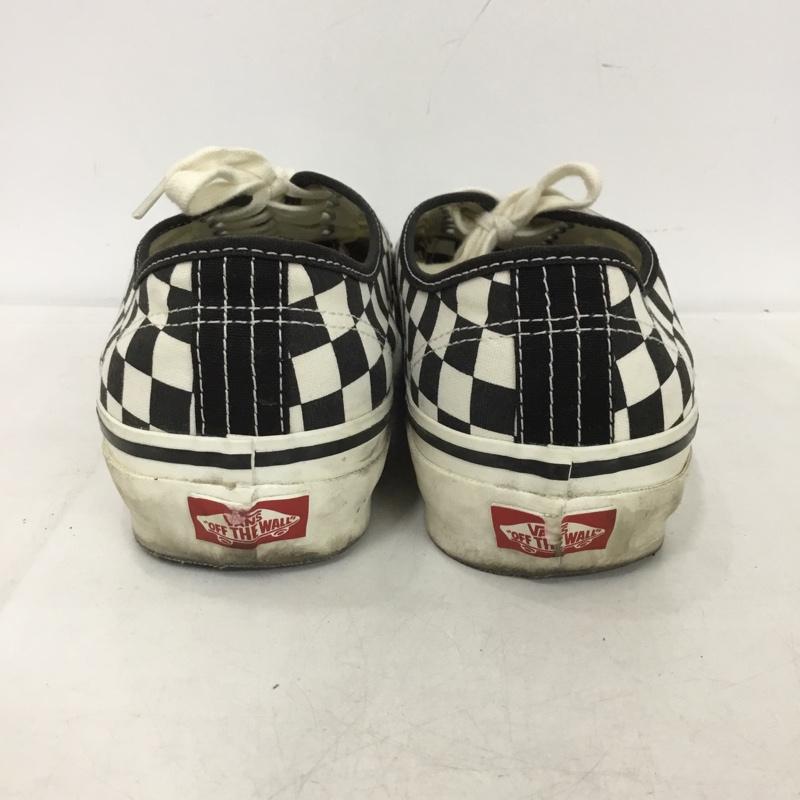 バンズ VANS スニーカー スニーカー 507452 28cm ローカット 28.0cm チェック 白 / ホワイト / white X 黒 / ブラック / black メンズ USED 古着 中古 10153082