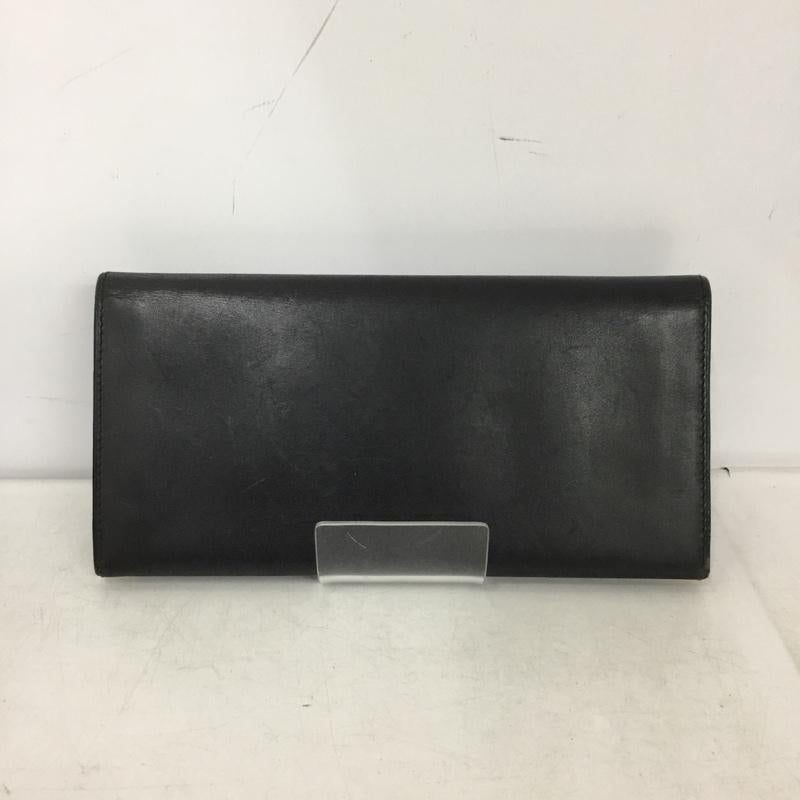 ダンヒル DUNHILL 財布 長財布 箱有 ロゴ、文字 黒 / ブラック / black X 金 / ゴールド / gold color メンズ USED 古着 中古 10153089