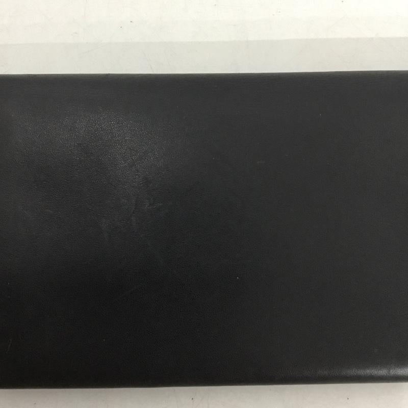 ダンヒル DUNHILL 財布 長財布 箱有 ロゴ、文字 黒 / ブラック / black X 金 / ゴールド / gold color メンズ USED 古着 中古 10153089