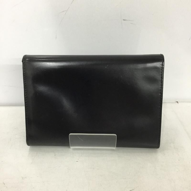 プラダ PRADA 財布 二つ折り ロゴ、文字 黒 / ブラック / black レディース USED 古着 中古 10153090