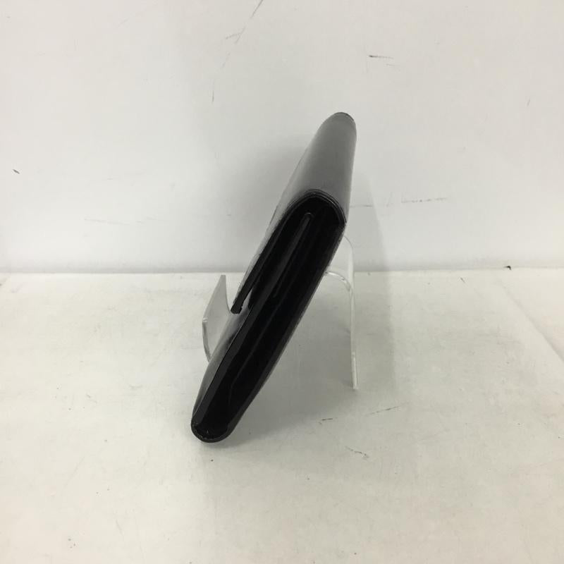 プラダ PRADA 財布 二つ折り ロゴ、文字 黒 / ブラック / black レディース USED 古着 中古 10153090