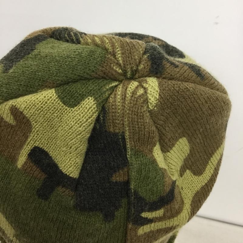 アルムナイクロージング Tha Alumni Clothing 帽子 ニット帽 迷彩 カモ柄 ワンポイント マルチカラー / マルチカラー / multicolor メンズ USED 古着 中古 10153092