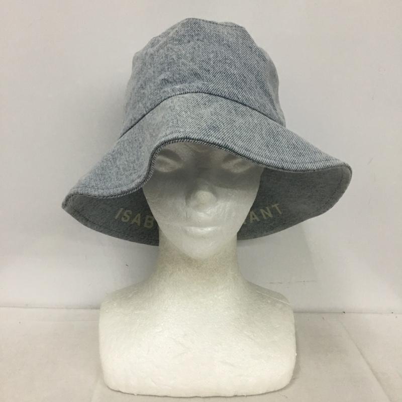 イザベルマラン ISABEL MARANT 帽子 ハット CU0036-22P033A LOIENA コットン バケットハット 無地 水色 / ライトブルー / レディース USED 古着 中古 10153093