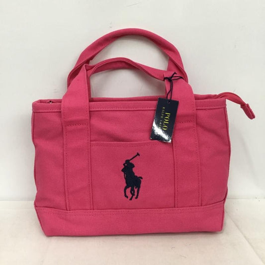 ポロラルフローレン POLO RALPH LAUREN ハンドバッグ ハンドバッグ ミニトートバッグ ワンポイント 桃 / ピンク / pink レディース USED 古着 中古 10153099