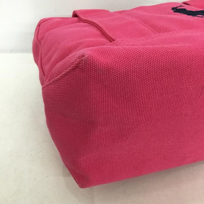 ポロラルフローレン POLO RALPH LAUREN ハンドバッグ ハンドバッグ ミニトートバッグ ワンポイント 桃 / ピンク / pink レディース USED 古着 中古 10153099
