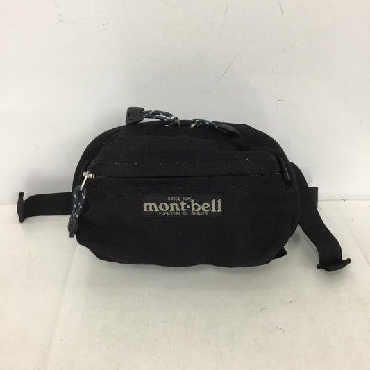 モンベル mont-bell ウエストバッグ ウエストバッグ ミニバッグ ウエストポーチ ロゴ、文字 黒 / ブラック / black メンズ USED 古着 中古 10153101
