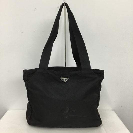 プラダ PRADA トートバッグ トートバッグ ナイロントート ロゴ、文字 黒 / ブラック / black レディース USED 古着 中古 10153103