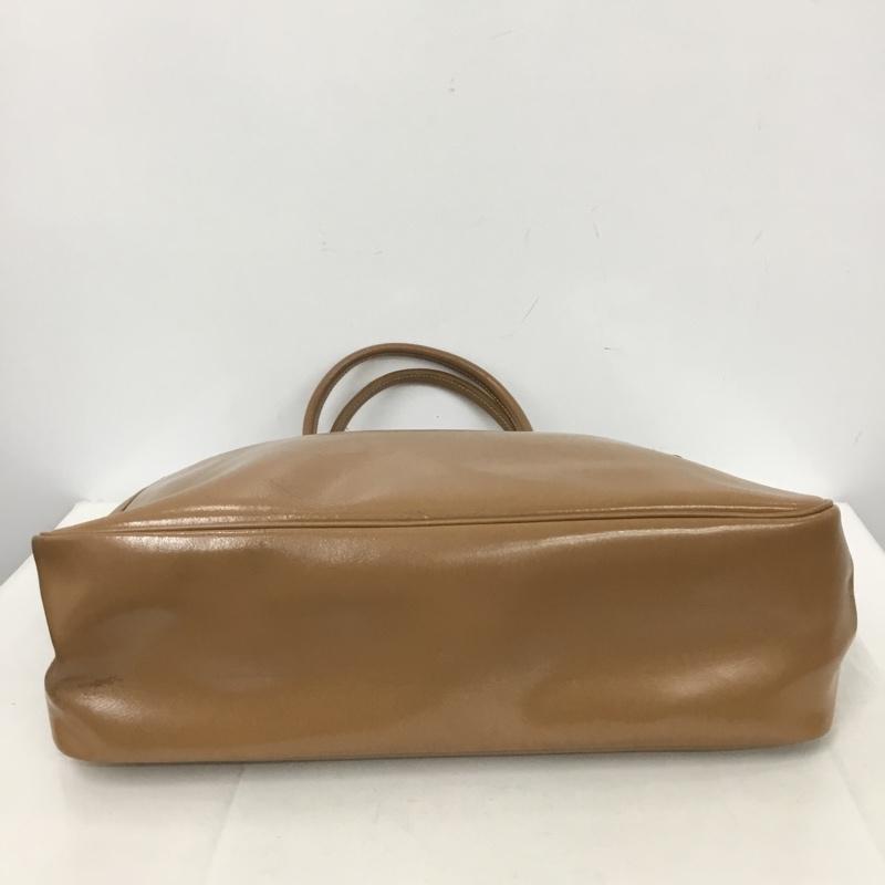 ロンシャン LONGCHAMP トートバッグ トートバッグ ロゾ ワンポイント 茶 / ブラウン / brown レディース USED 古着 中古 10153104