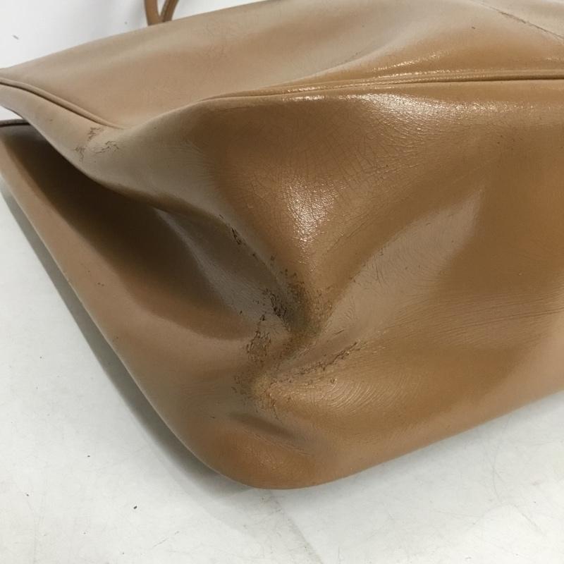 ロンシャン LONGCHAMP トートバッグ トートバッグ ロゾ ワンポイント 茶 / ブラウン / brown レディース USED 古着 中古 10153104