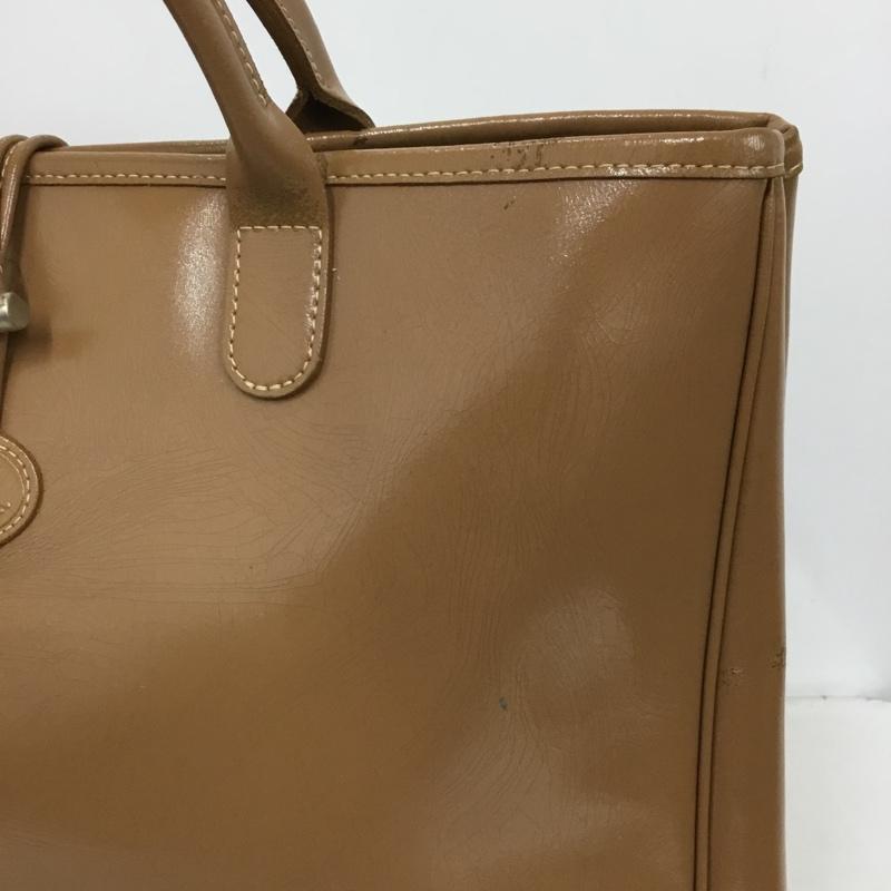 ロンシャン LONGCHAMP トートバッグ トートバッグ ロゾ ワンポイント 茶 / ブラウン / brown レディース USED 古着 中古 10153104