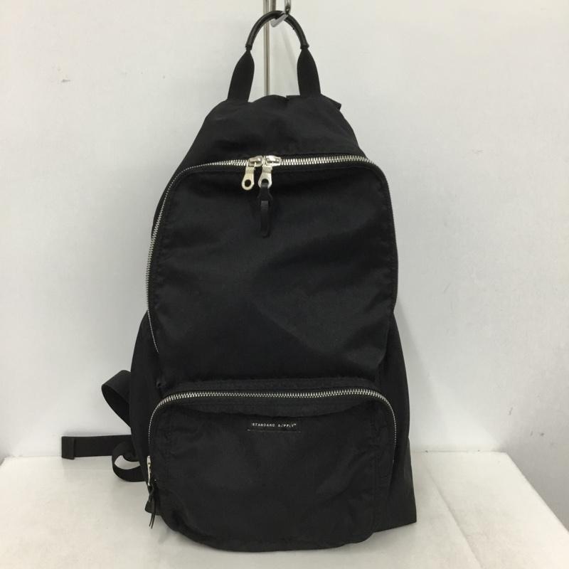 スタンダード サプライ STANDARD SUPPLY リュックサック、デイパック リュックサック、デイバッグ パッカブルデイパック ロゴ、文字 黒 / ブラック / black レディース USED 古着 中古 10153106