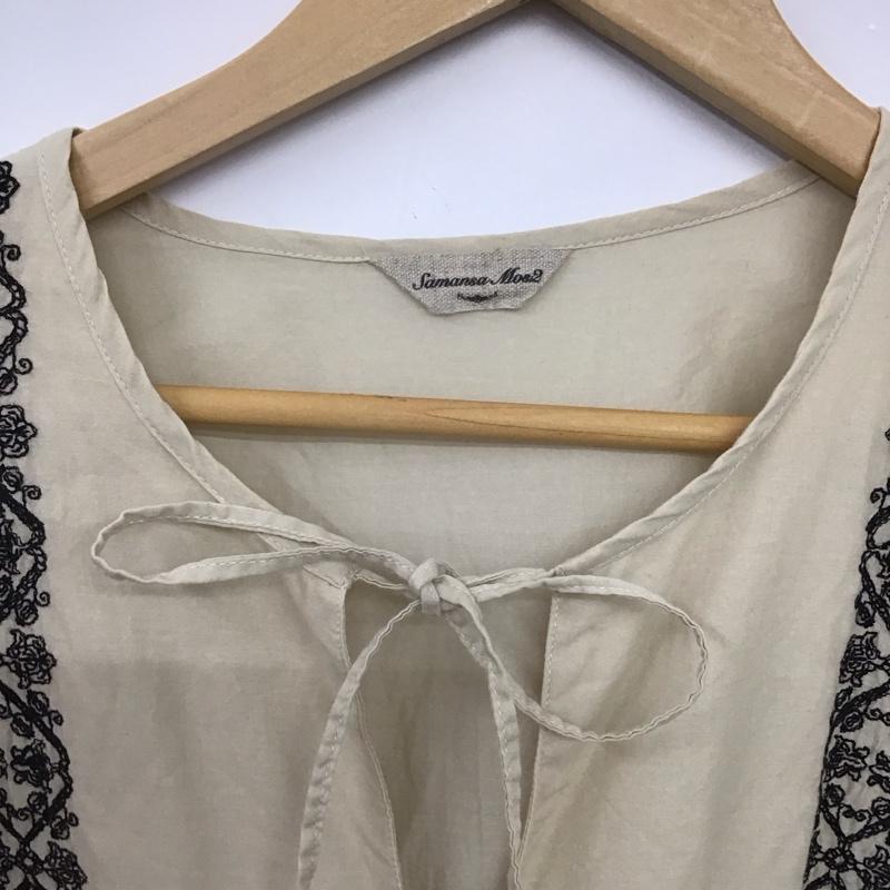 サマンサモスモス Samansa Mos2 ワンピース ロングスカート FREE 刺繍 ベージュ / ベージュ / beige レディース USED 古着 中古 10153107