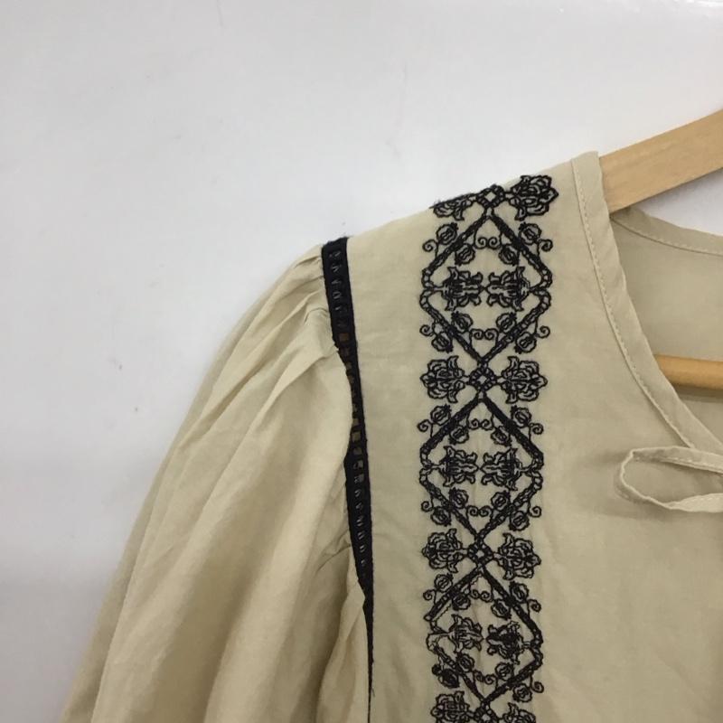 サマンサモスモス Samansa Mos2 ワンピース ロングスカート FREE 刺繍 ベージュ / ベージュ / beige レディース USED 古着 中古 10153107