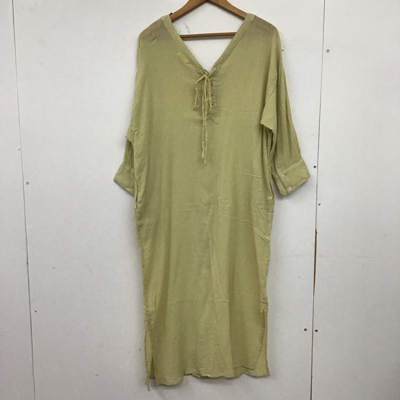 アースミュージックアンドエコロジー earth music&ecology ワンピース ロングスカート 無地 ベージュ / ベージュ / beige レディース USED 古着 中古 10153108