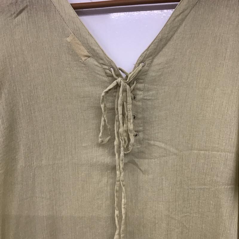 アースミュージックアンドエコロジー earth music&ecology ワンピース ロングスカート 無地 ベージュ / ベージュ / beige レディース USED 古着 中古 10153108