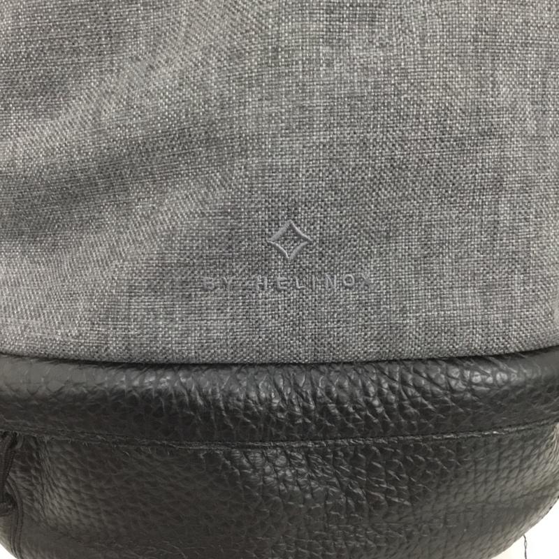 ターグ TERG リュックサック、デイパック リュックサック、デイバッグ デイパック ロゴ、文字 灰 / グレー / gray X 黒 / ブラック / black メンズ USED 古着 中古 10153109