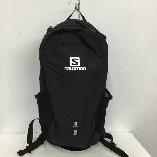 サロモン SALOMON リュックサック、デイパック リュックサック、デイバッグ C10483 TRAILBLAZER 10 ロゴ、文字 黒 / ブラック / black メンズ USED 古着 中古 10153112