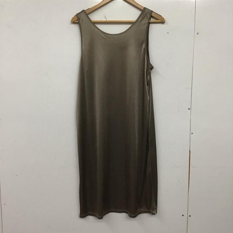 ビューティアンドユース BEAUTY&YOUTH ワンピース ロングスカート 1626-137-4282 シフォンレイヤード ドルマンスリーブワンピース 無地 茶 / ブラウン / brown レディース USED 古着 中古 10153113