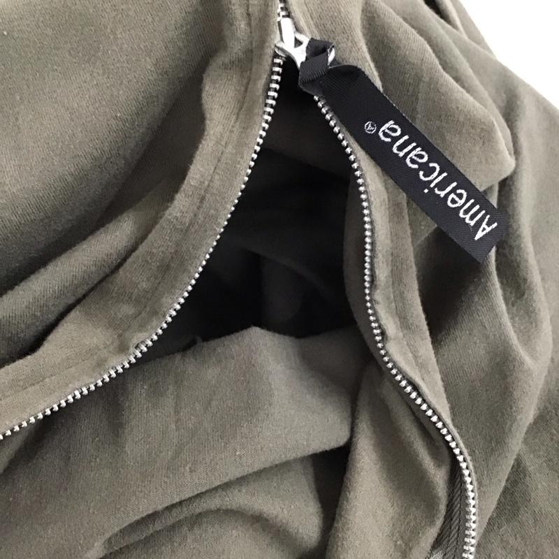 アメリカーナ AMERICANA ワンピース ロングスカート ロゴ、文字 X プリント カーキ / カーキ / khaki レディース USED 古着 中古 10153114