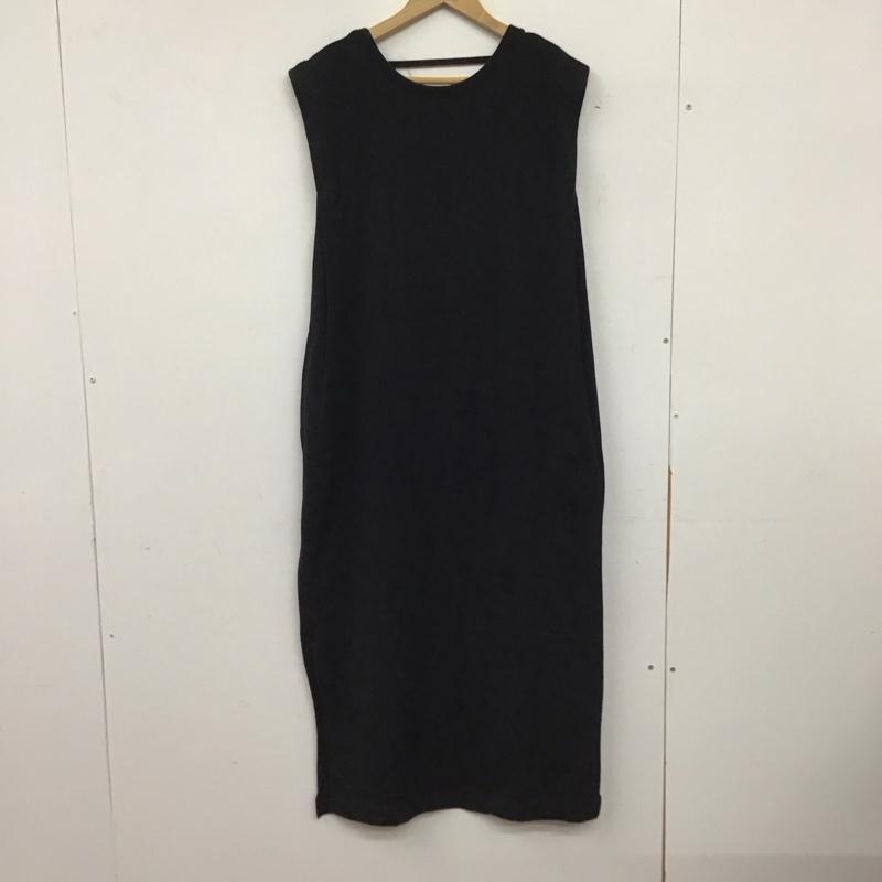 ローリーズファーム LOWRYS FARM ワンピース ロングスカート FREE 無地 黒 / ブラック / black レディース USED 古着 中古 10153116