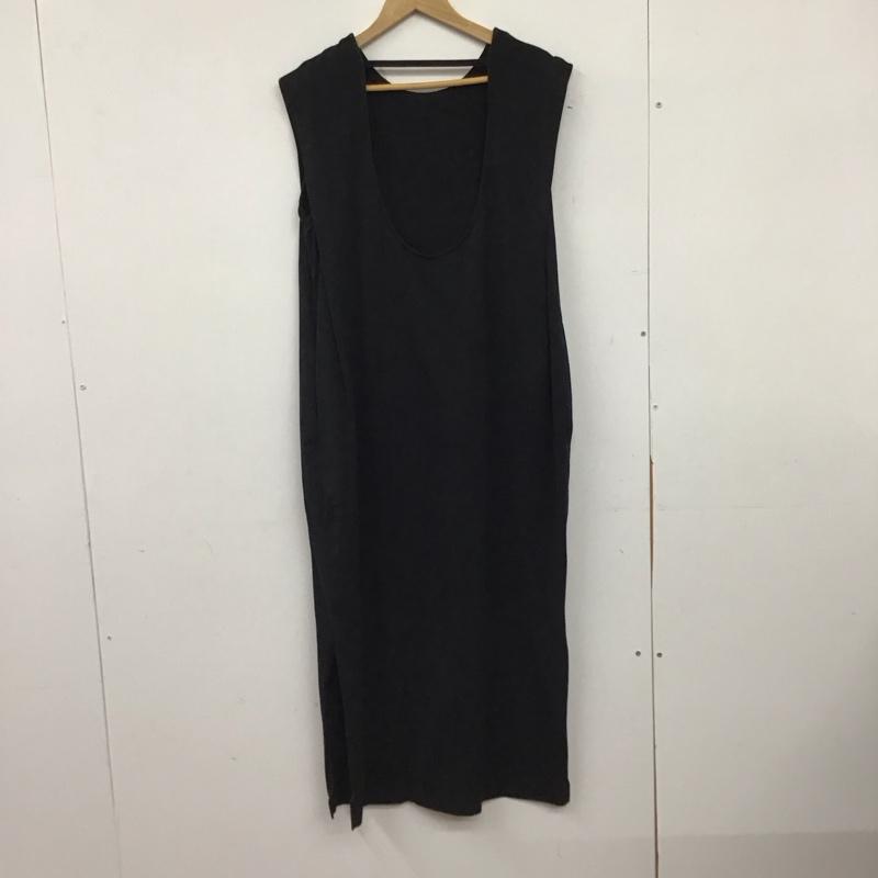 ローリーズファーム LOWRYS FARM ワンピース ロングスカート FREE 無地 黒 / ブラック / black レディース USED 古着 中古 10153116