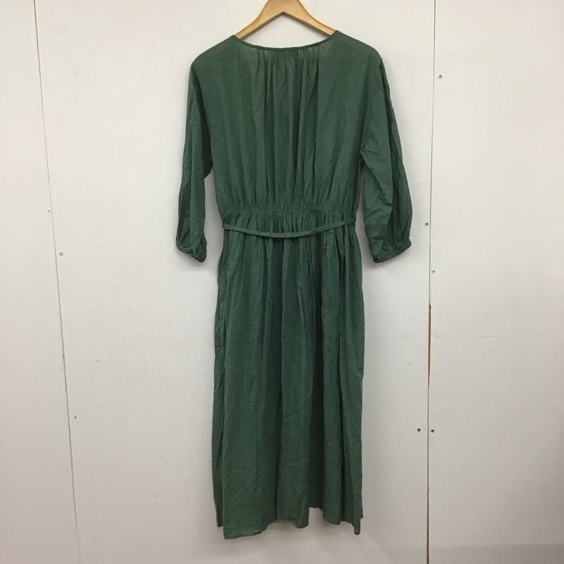 シップス SHIPS ワンピース ロングスカート 無地 緑 / グリーン / green レディース USED 古着 中古 10153117