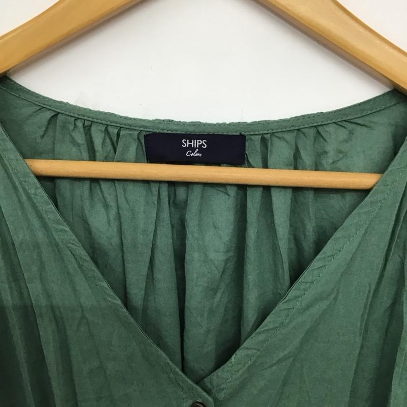 シップス SHIPS ワンピース ロングスカート 無地 緑 / グリーン / green レディース USED 古着 中古 10153117