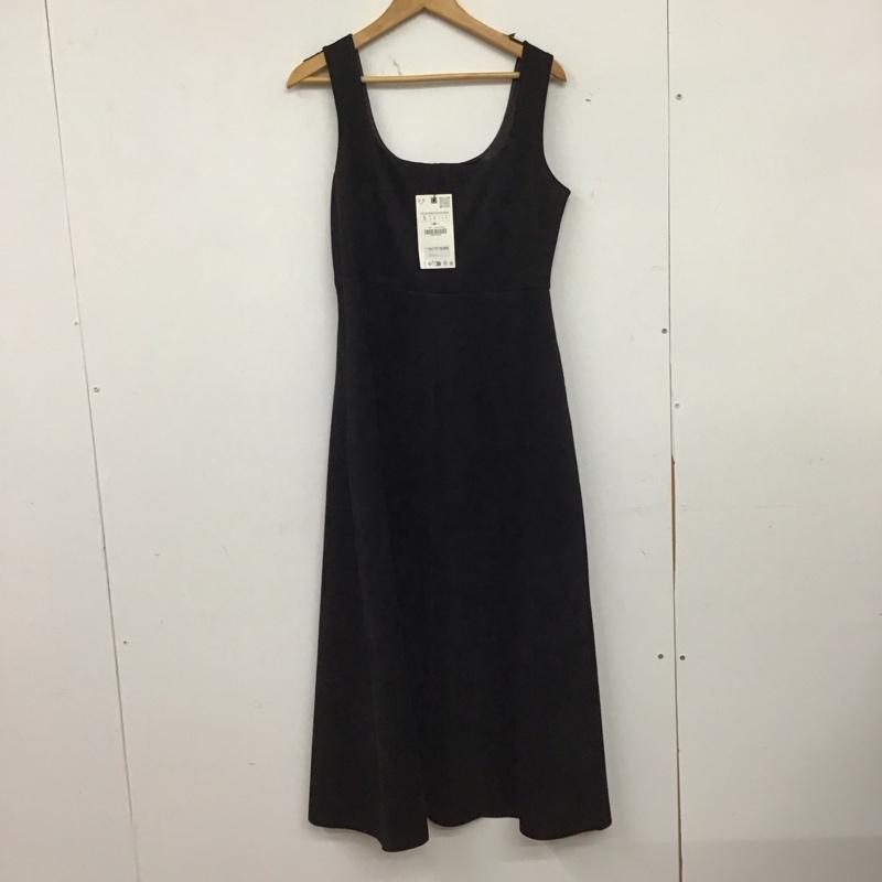 ザラ ZARA ワンピース ロングスカート S 無地 黒 / ブラック / black レディース USED 古着 中古 10153122