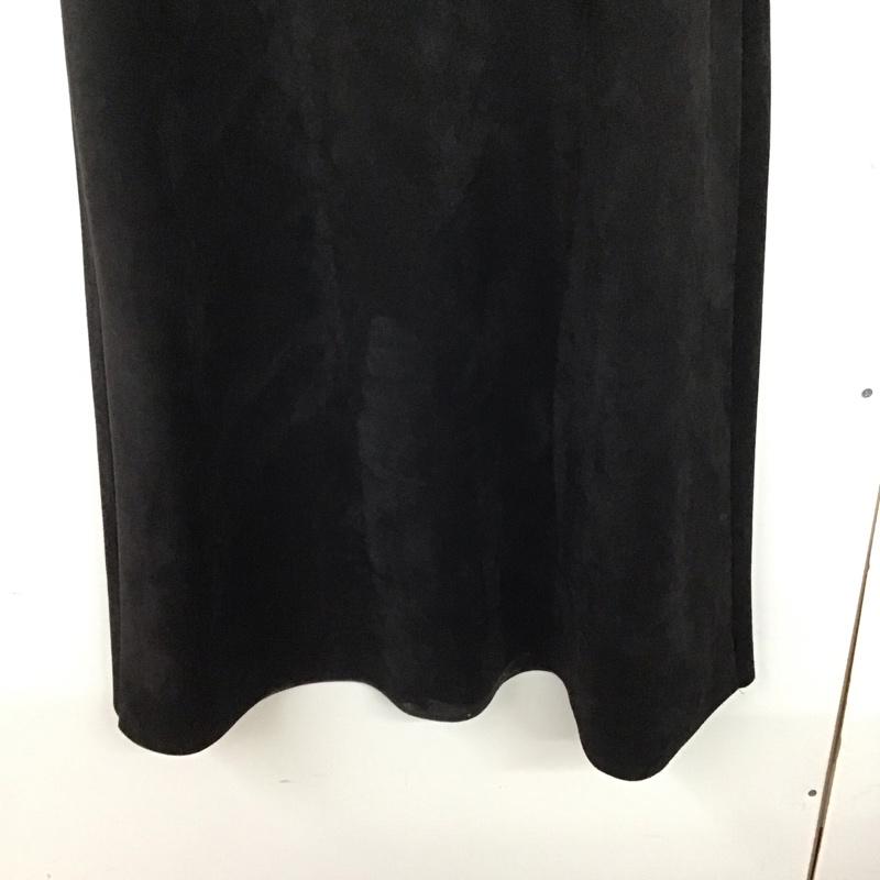 ザラ ZARA ワンピース ロングスカート S 無地 黒 / ブラック / black レディース USED 古着 中古 10153122
