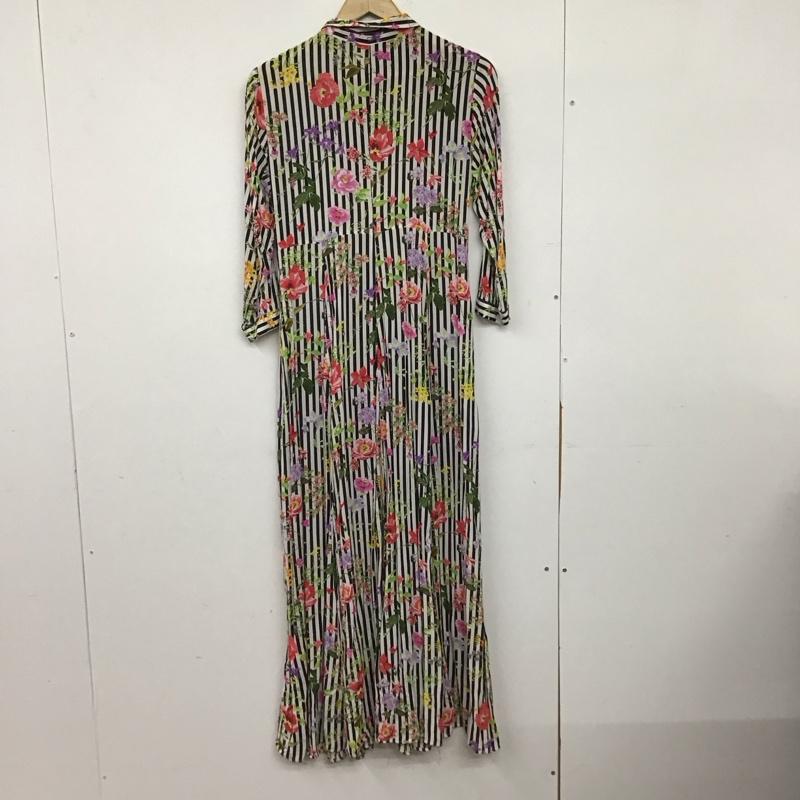ザラウーマン ZARA WOMAN ワンピース ロングスカート M ストライプ X 花柄 マルチカラー / マルチカラー / multicolor レディース USED 古着 中古 10153124