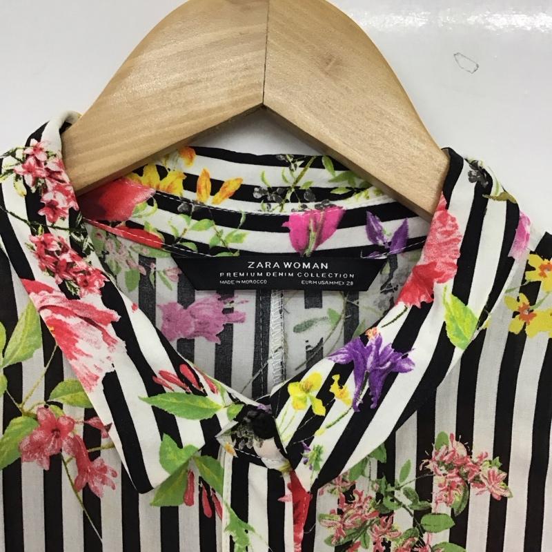ザラウーマン ZARA WOMAN ワンピース ロングスカート M ストライプ X 花柄 マルチカラー / マルチカラー / multicolor レディース USED 古着 中古 10153124